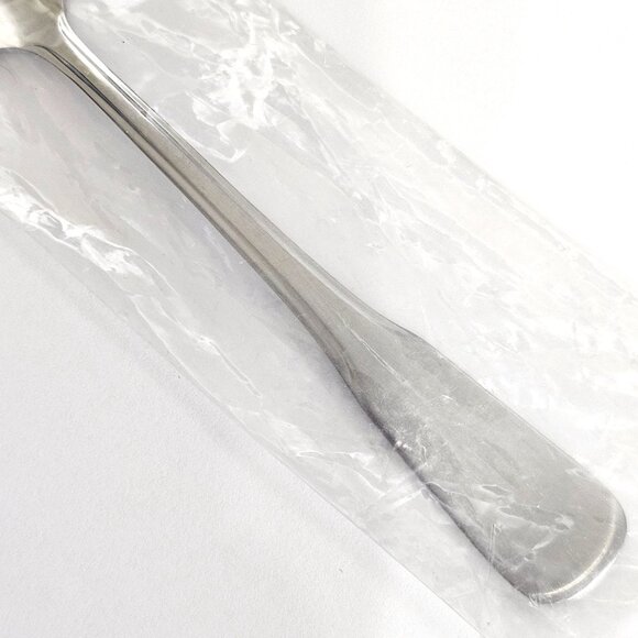 Minute Man Colonial Boston Satin Sugar Spoon 6" stainless flatware tip up new in - Picture 2 of 9